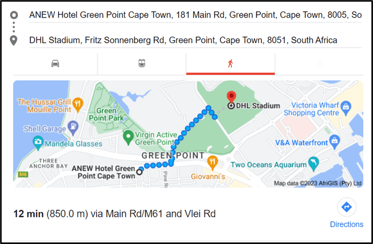 Hotel Accommodation for the World Rugby HSBC Sevens Series in Cape-Town