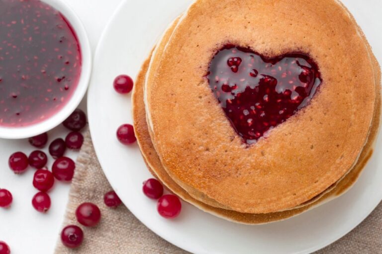 5. Heart flapjacks