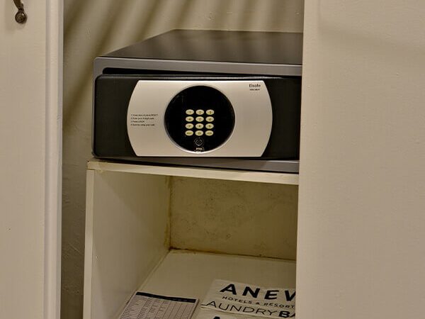 ANEW Hotel Centurion valuables safe in bedroom