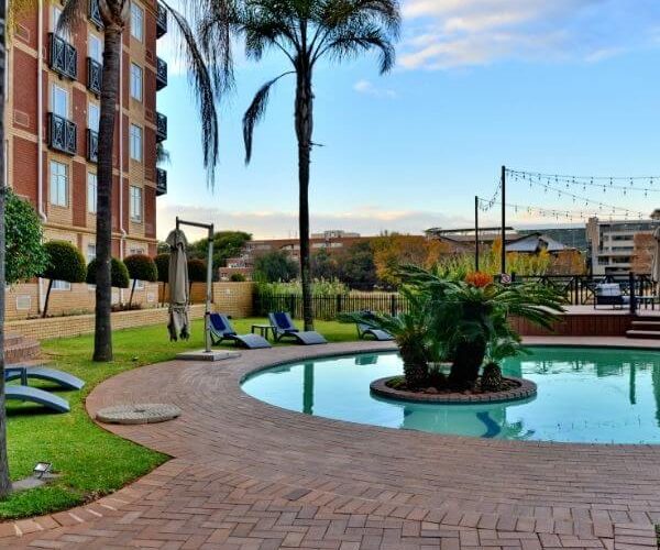 ANEW Hotel Centurion Poolside Lounge Area 
